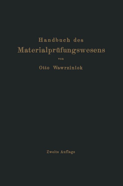 Produktbild: Handbuch des Materialpr&uuml;fungswesens f&uuml;r Maschinen- und Bauingenieure