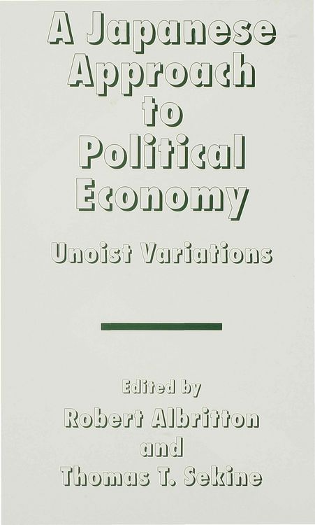 Produktbild: A Japanese Approach to Political Economy