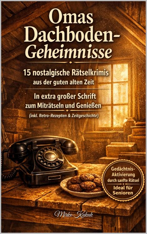 Produktbild: Omas Dachboden-Geheimnisse: 15 nostalgische R&auml;tselkrimis aus der guten alten Zeit