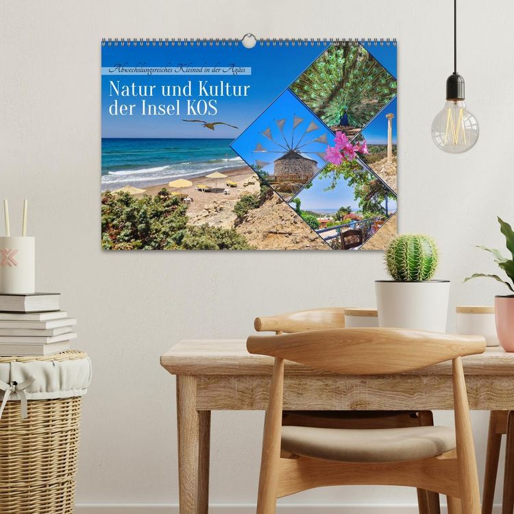 Produktbild: Natur und Kultur der Insel Kos (Wandkalender 2026 DIN A3 quer), CALVENDO Monatskalender