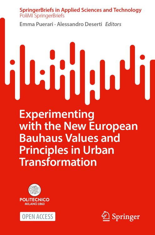 Produktbild: Experimenting with the New European Bauhaus Values and Principles in Urban Transformation