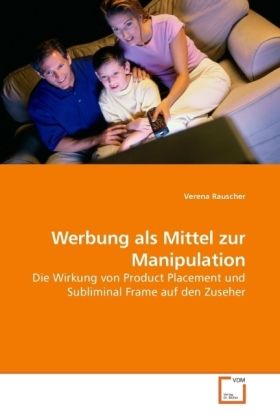 Produktbild: Rauscher, V: Werbung als Mittel zur Manipulation