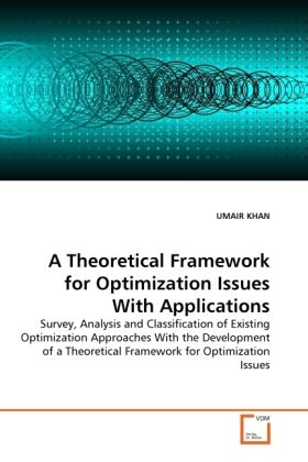 Produktbild: KHAN, U: Theoretical Framework for Optimization Issues With
