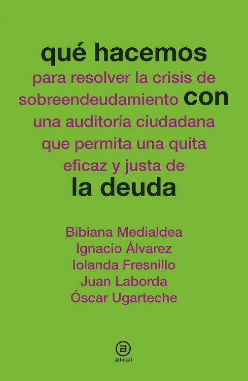 Produktbild: Qu&eacute; hacemos con la deuda