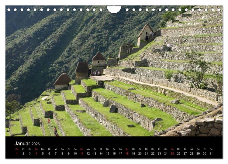 Produktbild: Machu Picchu - Die Stadt in den Wolken (Wandkalender 2026 DIN A4 quer), CALVENDO Monatskalender