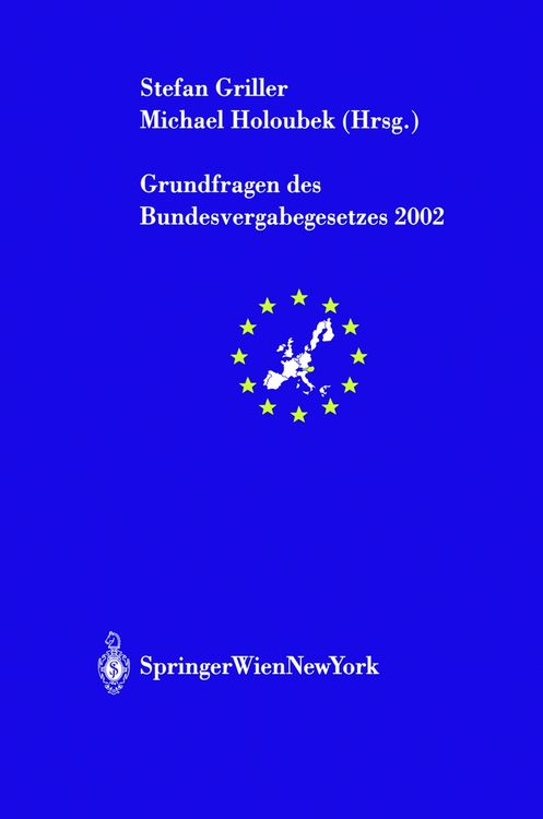 Produktbild: Grundfragen des Bundesvergabegesetzes 2002