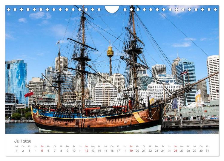 Produktbild: Australien 2026 Best of Down Under (Wandkalender 2026 DIN A4 quer), CALVENDO Monatskalender