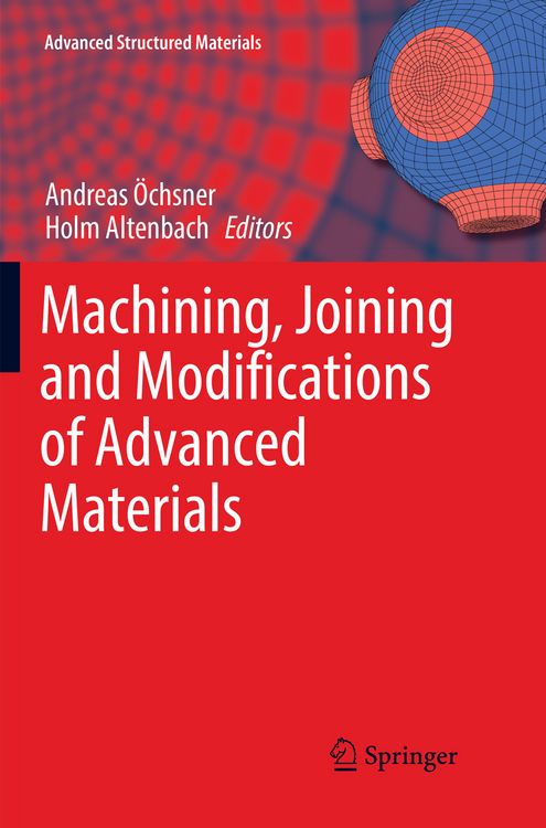 Produktbild: Machining, Joining and Modifications of Advanced Materials