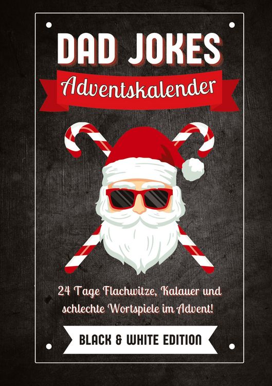 Produktbild: Dad Jokes Adventskalender Black & White Edition