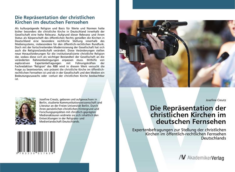 Produktbild: Die Repr&auml;sentation der christlichen Kirchen im deutschen Fernsehen