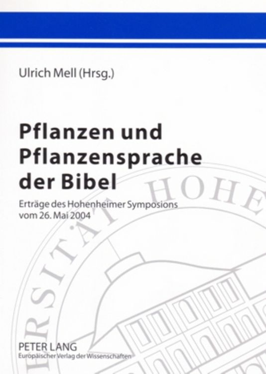 Produktbild: Pflanzen und Pflanzensprache der Bibel