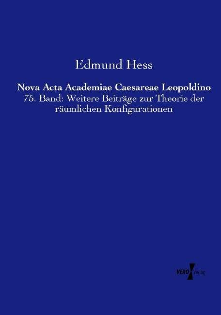 Produktbild: Nova Acta Academiae Caesareae Leopoldino