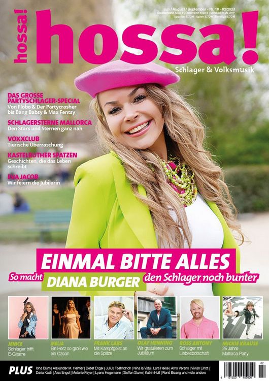 Produktbild: Hossa! &ndash; Das Magazin f&uuml;r Volksmusik und Schlager!