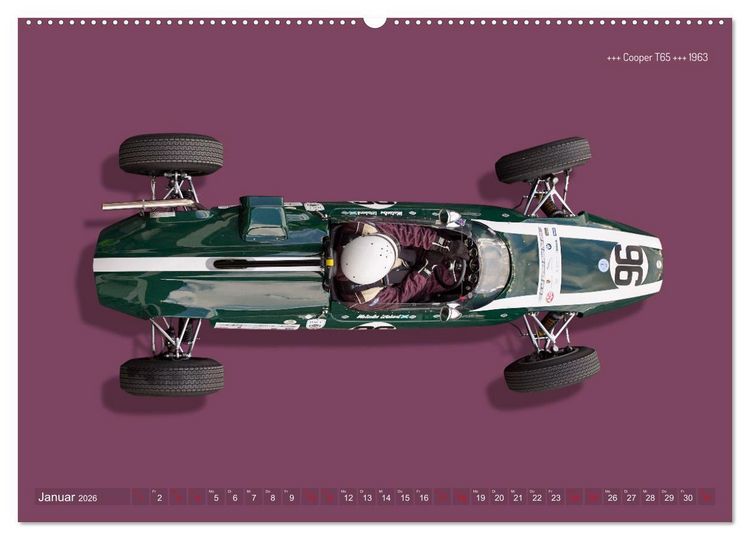 Produktbild: Legenden des Rennsports - Formel Junior 1955-1965 (hochwertiger Premium Wandkalender 2026 DIN A2 quer), Kunstdruck in Hochglanz