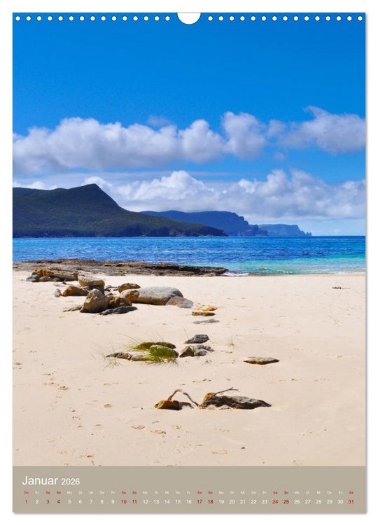 Produktbild: Erlebe mit mir Tasmanien (Wandkalender 2026 DIN A3 hoch), CALVENDO Monatskalender