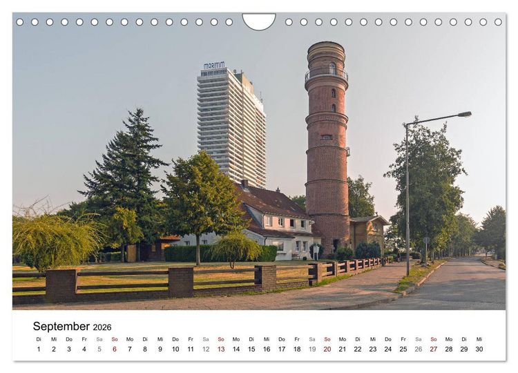 Produktbild: Ostseeheilbad Travem&uuml;nde - L&uuml;becks sch&ouml;nste Tochter (Wandkalender 2026 DIN A4 quer), CALVENDO Monatskalender