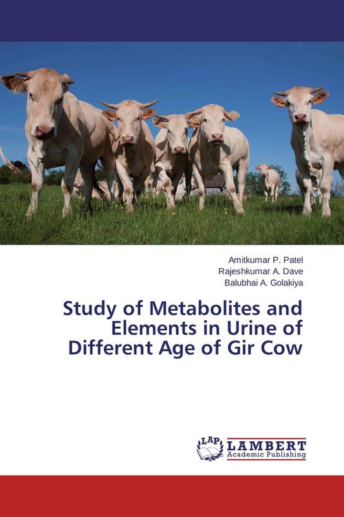 Produktbild: Study of Metabolites and Elements in Urine of Different Age of Gir Cow