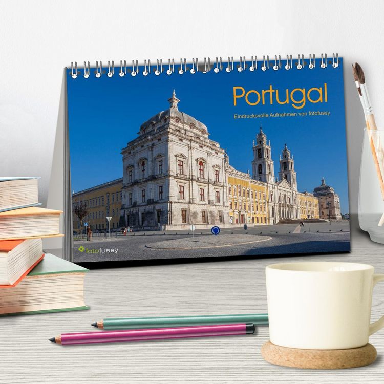Produktbild: Portugal - Eindrucksvolle Aufnahmen von fotofussy (Tischkalender 2026 DIN A5 quer), CALVENDO Monatskalender
