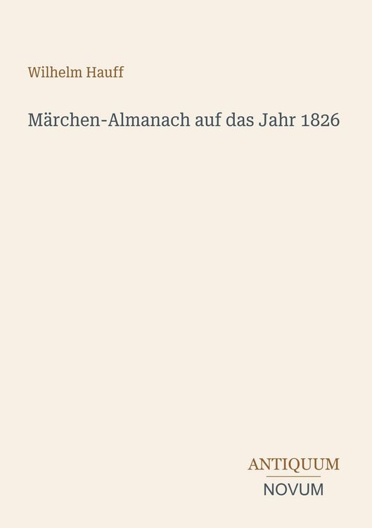 Produktbild: M&auml;rchen-Almanach auf das Jahr 1826