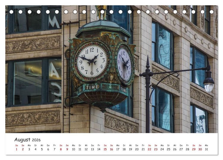 Produktbild: beeindruckendes Chicago (Tischkalender 2026 DIN A5 quer), CALVENDO Monatskalender
