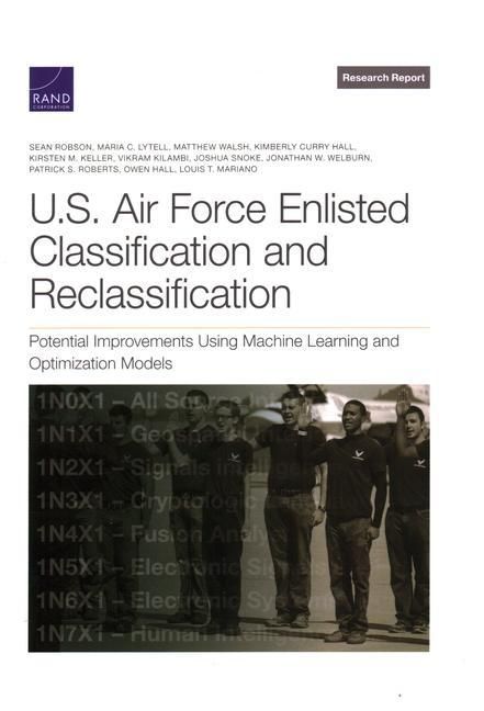 Produktbild: U.S. Air Force Enlisted Classification and Reclassification