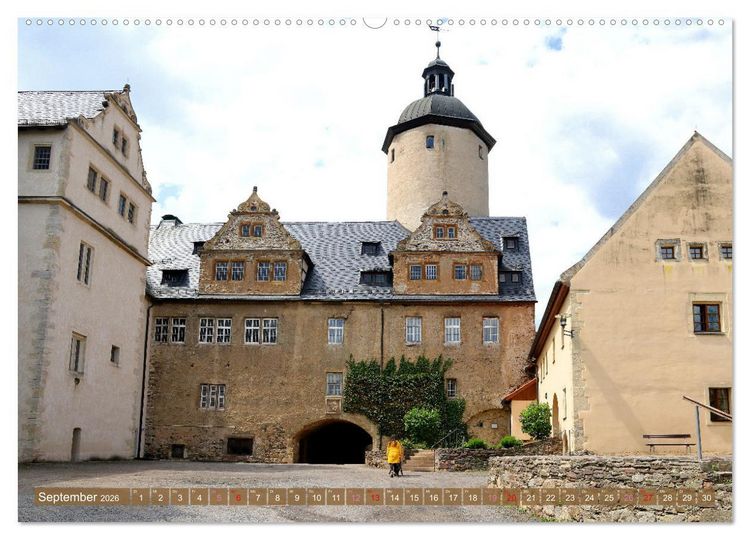 Produktbild: Rund um P&ouml;&szlig;neck - Im Saale-Orla-Kreis (Wandkalender 2026 DIN A2 quer), CALVENDO Monatskalender