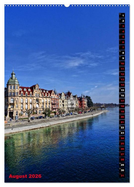 Produktbild: Unterwegs in Konstanz (Wandkalender 2026 DIN A2 hoch), CALVENDO Monatskalender