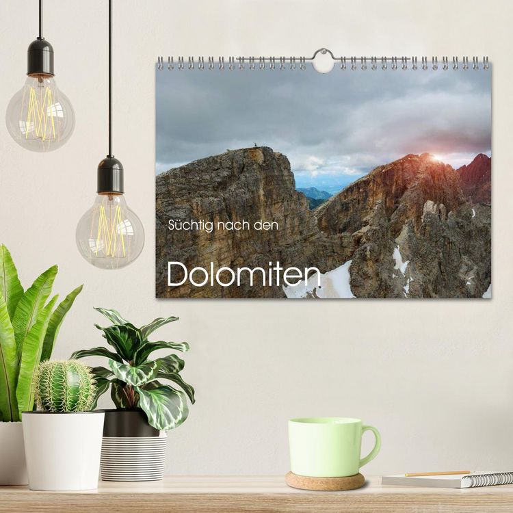 Produktbild: S&uuml;chtig nach den Dolomiten (Wandkalender 2026 DIN A4 quer), CALVENDO Monatskalender