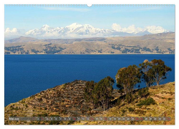 Produktbild: Bolivien - Eine Wanderreise (hochwertiger Premium Wandkalender 2026 DIN A2 quer), Kunstdruck in Hochglanz