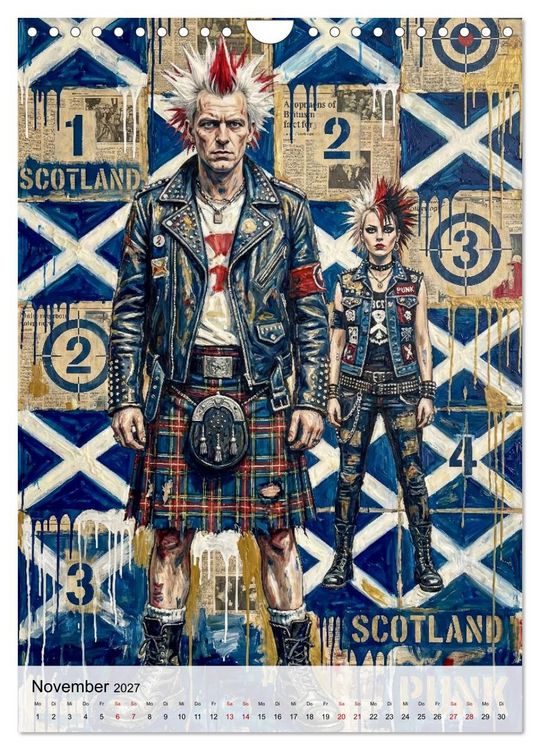 Produktbild: Punk 76 (Wandkalender 2027 DIN A4 hoch), CALVENDO Monatskalender