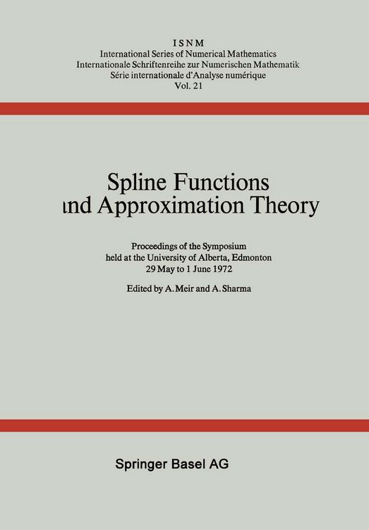 Produktbild: Spline Functions and Approximation Theory