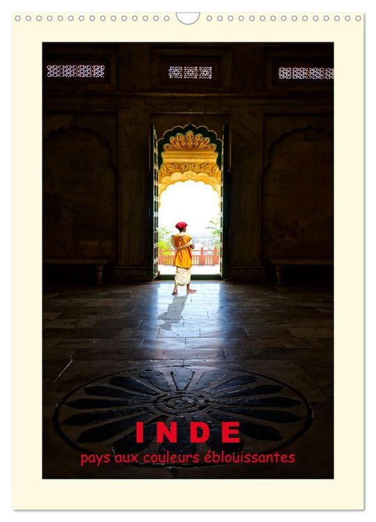 Produktbild: INDE pays aux couleurs &eacute;blouissantes (Calendrier mural 2026 DIN A3 horizontal), CALVENDO calendrier mensuel