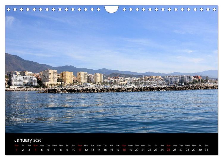 Produktbild: Estepona Costa Del Sol (Wall Calendar 2026 DIN A4 landscape), CALVENDO 12 Month Wall Calendar