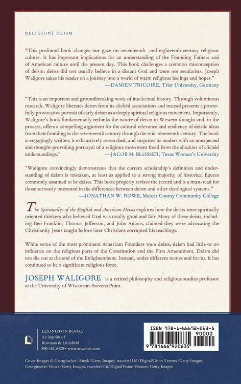 Produktbild: Spirituality of the English and American Deists