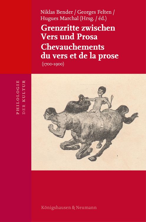 Produktbild: Grenzritte zwischen Vers und Prosa (1700-1900)