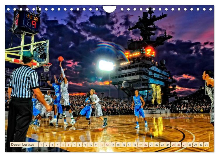 Produktbild: Basketball - so cool (Wandkalender 2026 DIN A4 quer), CALVENDO Monatskalender