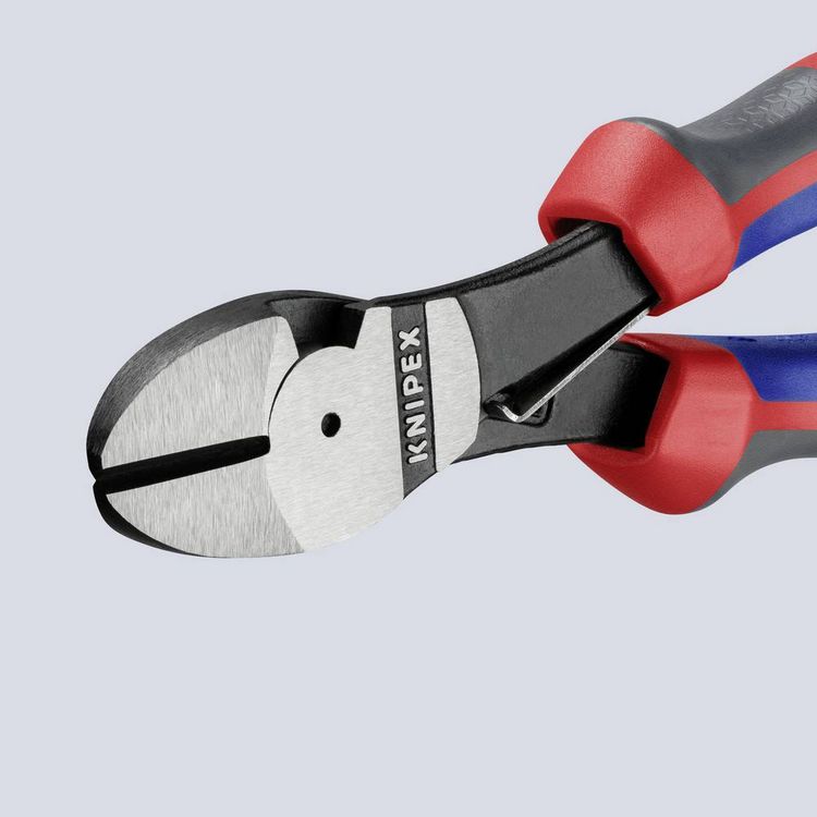 Produktbild: Knipex 74 12 180 Werkstatt Kraft-Seitenschneider mit Facette 180mm