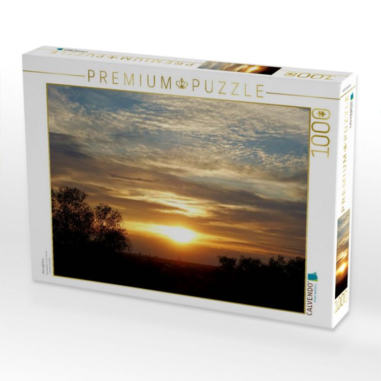 Produktbild: CALVENDO Puzzle Abendgl&uuml;hen | 1000 Teile Lege-Gr&ouml;&szlig;e 64x48cm Foto-Puzzle f&uuml;r gl&uuml;ckliche Stunden