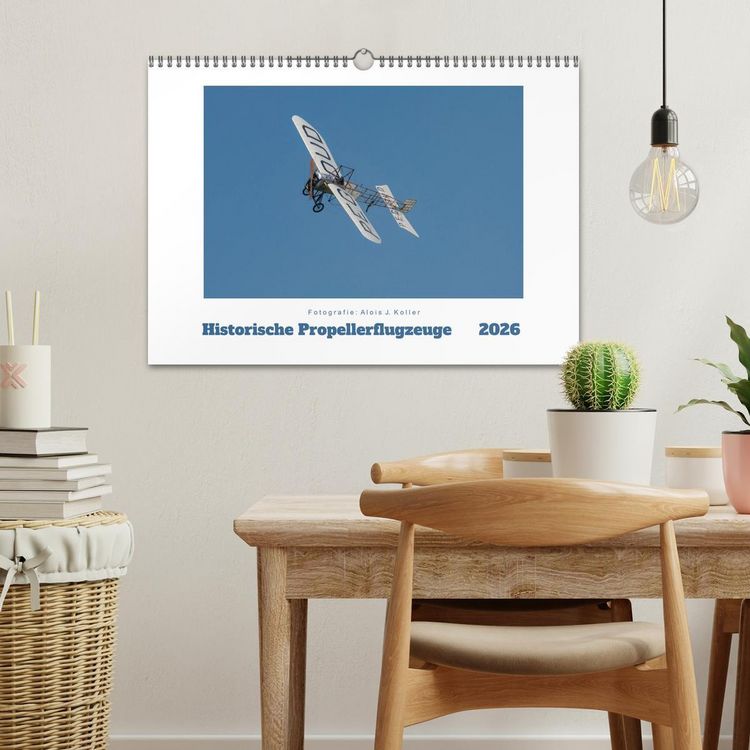 Produktbild: Historische Propellerflugzeuge 2026 (Wandkalender 2026 DIN A3 quer), CALVENDO Monatskalender