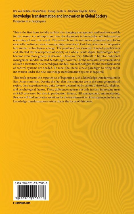 Produktbild: Knowledge Transformation and Innovation in Global Society