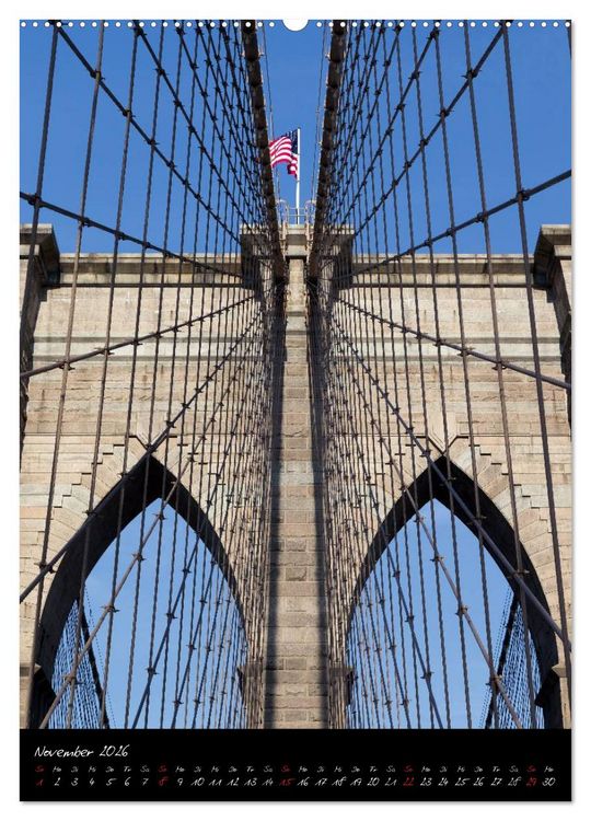 Produktbild: New York City (Wandkalender 2026 DIN A2 hoch), CALVENDO Monatskalender