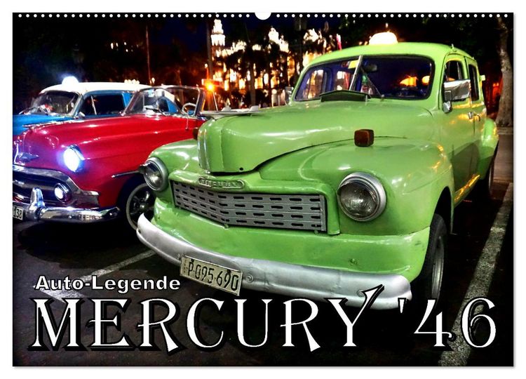 Produktbild: MERCURY '46 - Auto-Legende (Wandkalender 2026 DIN A2 quer), CALVENDO Monatskalender
