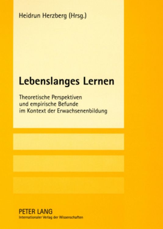 Produktbild: Lebenslanges Lernen