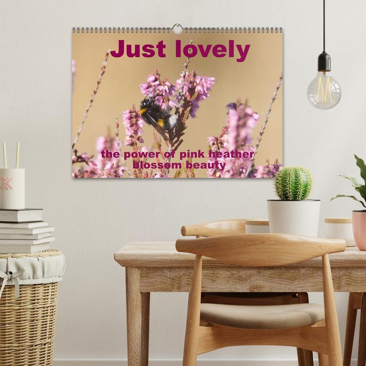 Produktbild: Just lovely - the power of pink heather blossom beauty (Wall Calendar 2026 DIN A3 landscape), CALVENDO 12 Month Wall Calendar