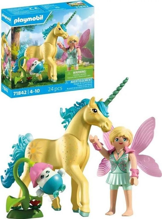 Produktbild: PLAYMOBIL 71842 Sammeleinhorn Sonnenscheinbl&uuml;te mit Fee