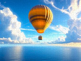 Produktbild: CALVENDO Puzzle Luftballon | 1000 Teile Lege-Gr&ouml;&szlig;e 64x48cm Foto-Puzzle f&uuml;r gl&uuml;ckliche Stunden