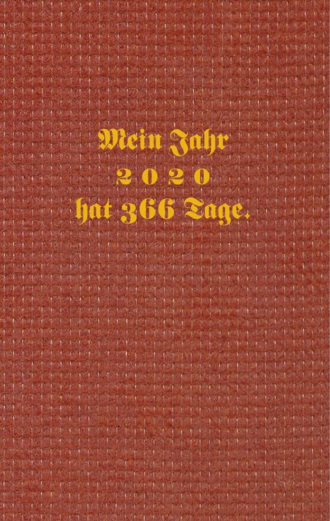 Produktbild: Kalenderbuch 2020