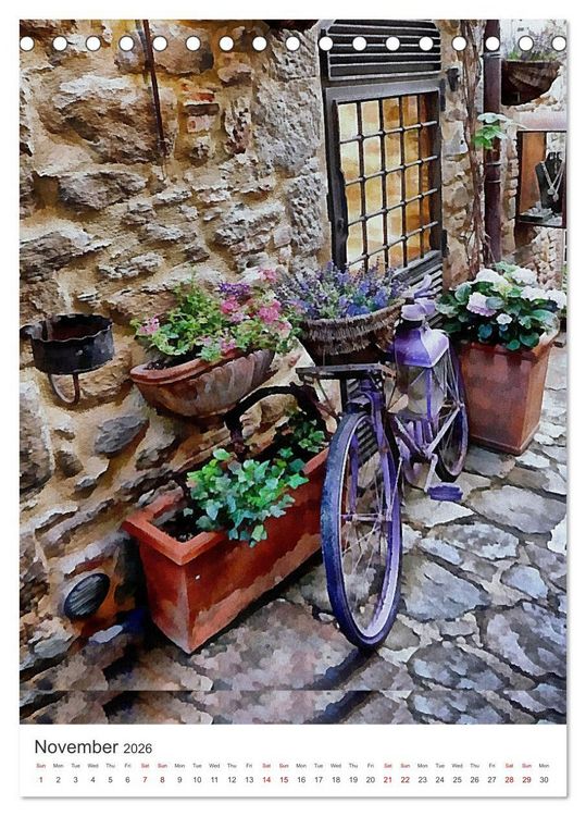 Produktbild: A Year Of Bicycles (Desk Calendar 2026 DIN A5 portrait), CALVENDO 12 Month DeskCalendar
