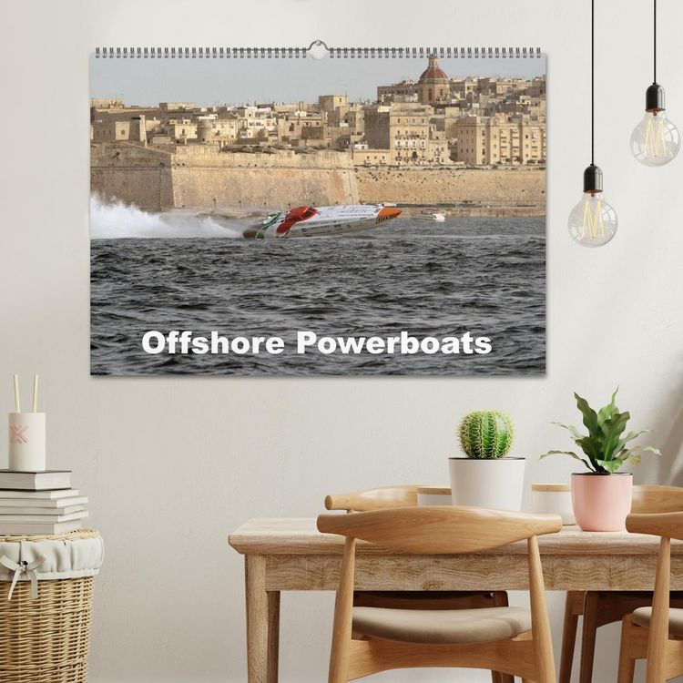 Produktbild: Offshore Powerboats (Wandkalender 2026 DIN A2 quer), CALVENDO Monatskalender