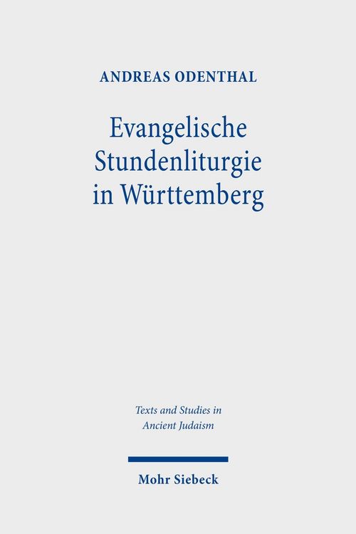 Produktbild: Evangelische Stundenliturgie in W&uuml;rttemberg
